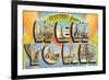 Greetings from New York-null-Framed Art Print