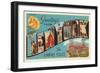 Greetings from New York-null-Framed Art Print