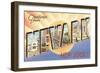 Greetings from Newark, New Jersey-null-Framed Art Print