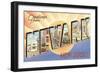 Greetings from Newark, New Jersey-null-Framed Art Print