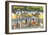 Greetings from Newport, Rhode Island-null-Framed Art Print