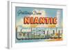 Greetings from Niantic, Connecticut-null-Framed Art Print