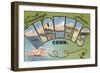 Greetings from Niantic, Connecticut-null-Framed Art Print