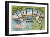 Greetings from Niantic, Connecticut-null-Framed Art Print