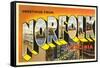 Greetings from Norfolk, Virginia-null-Framed Stretched Canvas