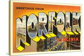 Greetings from Norfolk, Virginia-null-Stretched Canvas