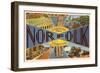 Greetings from Norfolk, Virginia-null-Framed Art Print