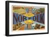 Greetings from Norfolk, Virginia-null-Framed Art Print