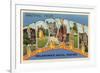 Greetings from Norman, Oklahoma-null-Framed Art Print