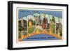 Greetings from Norman, Oklahoma-null-Framed Art Print