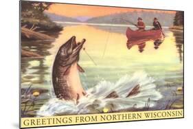 Greetings from Northern Wisconsin-null-Mounted Art Print