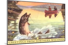 Greetings from Northern Wisconsin-null-Mounted Art Print