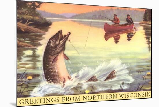 Greetings from Northern Wisconsin-null-Mounted Art Print