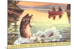 Greetings from Northern Wisconsin-null-Mounted Art Print