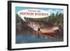 Greetings from Northern Wisconsin-null-Framed Art Print