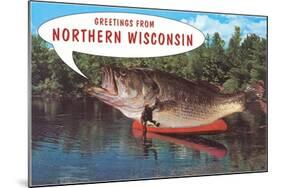 Greetings from Northern Wisconsin-null-Mounted Art Print