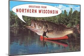 Greetings from Northern Wisconsin-null-Mounted Art Print