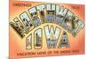 Greetings from Northwest Iowa-null-Mounted Premium Giclee Print