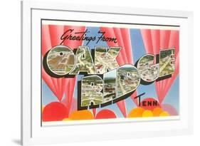 Greetings from Oak Ridge, Tennessee-null-Framed Art Print