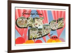 Greetings from Oak Ridge, Tennessee-null-Framed Art Print