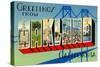 Greetings from Oakland, California-null-Stretched Canvas