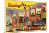 Greetings from Oakland, California-null-Mounted Premium Giclee Print