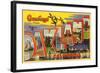 Greetings from Oakland, California-null-Framed Art Print