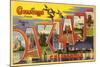 Greetings from Oakland, California-null-Mounted Art Print