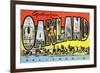 Greetings from Oakland, California-null-Framed Art Print