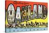 Greetings from Oakland, California-null-Stretched Canvas