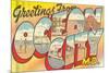 Greetings from Ocean City, Maryland-null-Mounted Premium Giclee Print