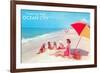 Greetings from Ocean City, New Jersey-null-Framed Premium Giclee Print