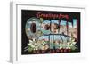 Greetings from Ocean City, New Jersey-null-Framed Art Print