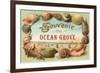 Greetings from Ocean Grove, New Jersey-null-Framed Premium Giclee Print