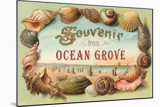 Greetings from Ocean Grove, New Jersey-null-Mounted Art Print