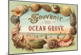 Greetings from Ocean Grove, New Jersey-null-Mounted Art Print