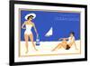 Greetings from Ocean Grove, New Jersey-null-Framed Premium Giclee Print