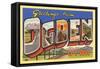 Greetings from Ogden, Texas-null-Framed Stretched Canvas
