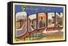 Greetings from Ogden, Texas-null-Framed Stretched Canvas