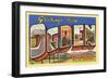 Greetings from Ogden, Texas-null-Framed Art Print