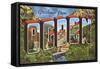 Greetings from Ogden, Utah-null-Framed Stretched Canvas