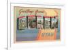 Greetings from Ogden, Utah-null-Framed Premium Giclee Print