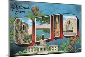 Greetings from Ohio-null-Mounted Art Print