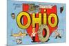 Greetings from Ohio-null-Mounted Art Print