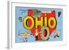 Greetings from Ohio-null-Framed Art Print