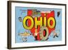 Greetings from Ohio-null-Framed Art Print