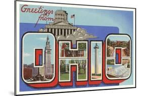Greetings from Ohio-null-Mounted Art Print