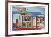 Greetings from Ohio-null-Framed Premium Giclee Print