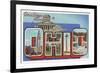 Greetings from Ohio-null-Framed Premium Giclee Print