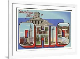 Greetings from Ohio-null-Framed Art Print